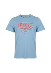 ROADSIGN® australia - Herren T-Shirt RS Cie modernes Print-Shirt mit stilvollem Logo - beige