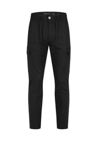 INDICODE - Leinenhose Cargo Leonardo - Army