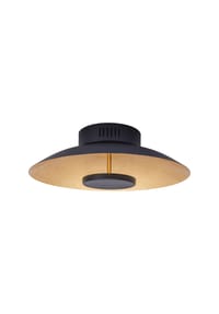 näve Leuchten - LED Deckenleuchte "FIRENZE" Ø: 40cm schwarz/gold - schwarz-gold