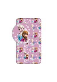 Disney - Kinder Spannbetttuch Atmungsaktives Bettlaken aus Baumwolle - Rosa 90x200+25cm
