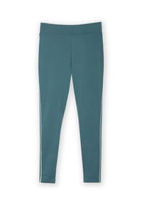 KITE - Damen Lytchett Leggings mit Seitenstreifen Stahl Bio-Baumwolle - Blau