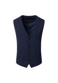 Venti - Herren Anzugweste uni - 108 blau