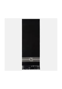 Calvin Klein - Schal, Fransen, für Damen - UB1 BLACK