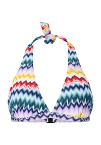 CRUZ - Mixkinioberteil Pozzuoli mit floralem Allover-Print - Print 3577 Blue stripe