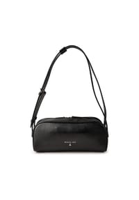 PATRIZIA PEPE Baguette - Baguette Schultertasche Leder 28 cm - nero