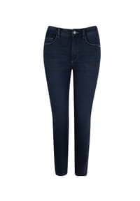 STOOKER® - RIO FEXXI MOVE DENIM Damen 5-Pocket-Jeans lang - authentic indigo wash