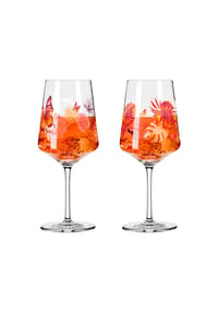 RITZENHOFF Aperitifglas-Set, 2-teilig - SOMMERRAUSCH - ORANGE, ROT