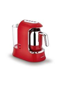 KORKMAZ - Aqua Türkische Kaffeemaschine mit Thermo-Balance-Technologie - Rot 27 x 16 x 26 cm