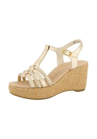 paul green - Leder Sandalen - Platin