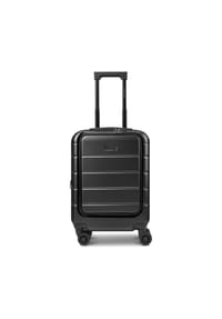 POLICE Dublin - Dublin 4 Rollen Kabinentrolley S 54 cm Laptopfach mit Dehnfalte - black