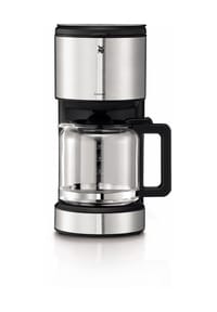WMF - Filterkaffeemaschine "Stelio", Glaskanne, 1.000 Watt - SILBER/SCHWARZ