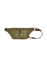 LOOKS BY WOLFGANG JOOP - Gürteltasche SLOUCHY aus weichem Lederimitat - vetiver