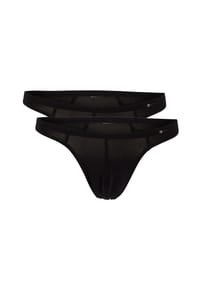 olaf benz® - String 2er Pack RED1601 - Schwarz