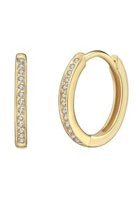 Rafaela Donata - Damen Ohrringe aus 925/- Sterling Silber in Gelbgold mit Zirkonia - gelbgold