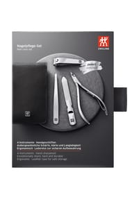 ZWILLING CLASSIC INOX - Maniküre/Pediküre-Etui, 4-tlg. - SCHWARZ/SILBER