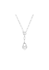 TOM TAILOR WOMEN - Kette mit Anhänger für Damen, Edelstahl | Herz - silber