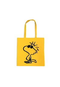LOGOSHIRT® - Tote Bag Peanuts - Woodstock - black