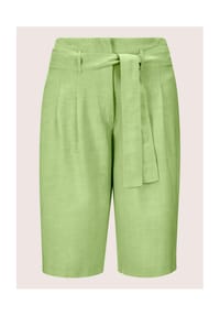 MADELEINE - Highwaist-Bermudas aus Leinen - apricot