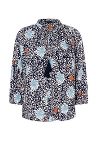 MORE & MORE - Shirtbluse, Quasten, für Damen - 5370 ORNAMENTAL P