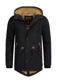 INDICODE - Winterjacke Barge - Black