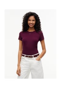 TOMMY Jeans - T-Shirt, Logo-Stickerei, für Damen - 0EZ  RED