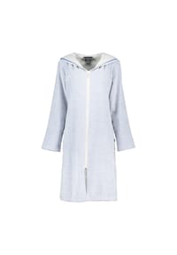 Cawö - Bademäntel Damen Kurzmantel mit Kapuze Kurzmantel mit Kapuze 6222 capri - 11 - blau