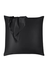 Aspero® - Seiden Kissenbezug 80x80 cm Enna - Anthrazit