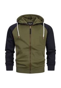 INDICODE - Sweatjacke INPulko - Army