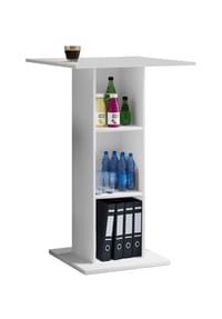VCM. - Holz Rednerpult | Maße ca. H. 108 x B. 70 x T. 70 cm | Stehpult mit drei großen Fächern | Stehtisch - Bofus - Schwarz