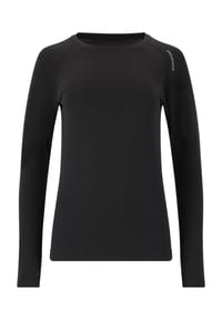 ENDURANCE - Langarmshirt Halen im nahtlosen Design - 1011 Dark Grey Melange