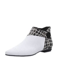 SIMEN - Stiefeletten - weiss/grau