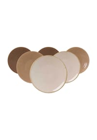 Ritzenhoff & Breker Speiseteller Sahara ø 27,5 cm 4er Set braun - SAHARA - braun