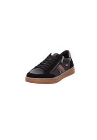 remonte® - Glattleder Sneaker - Schwarz/Braun