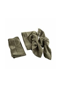 LOBERON - Serviette 4er Set Covent Garden olivgrün - olivgrün