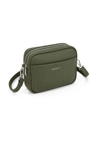 collezione alessandro® - Umhängetasche Praktisch kleine Crossbody Bag mit vielen Fächern - khaki