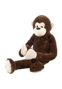 heunec® - Kuscheltier Misanimo Affe schlenkernd - schwarz-weiß