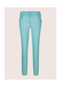 MADELEINE - Kurzgröße: Schlanke Five-Pocket mit Stretch-Komfort - aqua