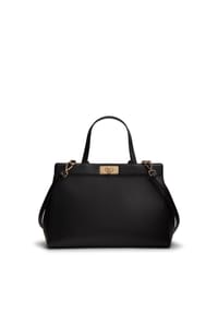 TOMMY HILFIGER MODERN - Henkeltasche, Kunstleder, für Damen - BDS BLACK