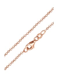 Nenalina - Halskette Basic Kette Kombinierbar 925 Silber Rosévergoldet - Rosegold