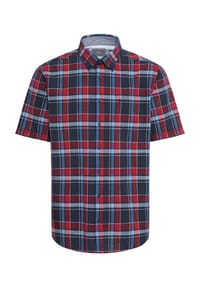 GALERIA - Freizeithemd, gerader Schnitt, Button-Down-Kragen, Herren - 1 RED BLUE