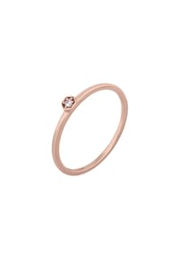 caї - Ring 925/- Sterling Silber 1 Zirkonia - rot