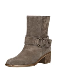 Gabor® - Veloursleder Stiefelette - Braun/Grau