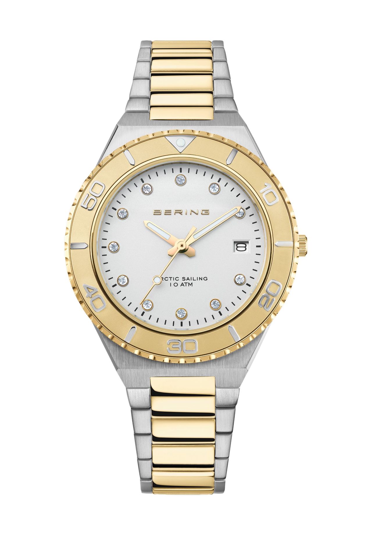 Bering Damen Armbanduhr "18936-710", Bicolor