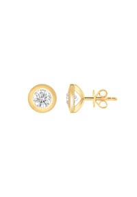 ONE ELEMENT Lab Grown Diamonds - Ohrstecker Ohrringe aus 585 Gold mit 2 Lab Grown Diamanten 2 ct - gold