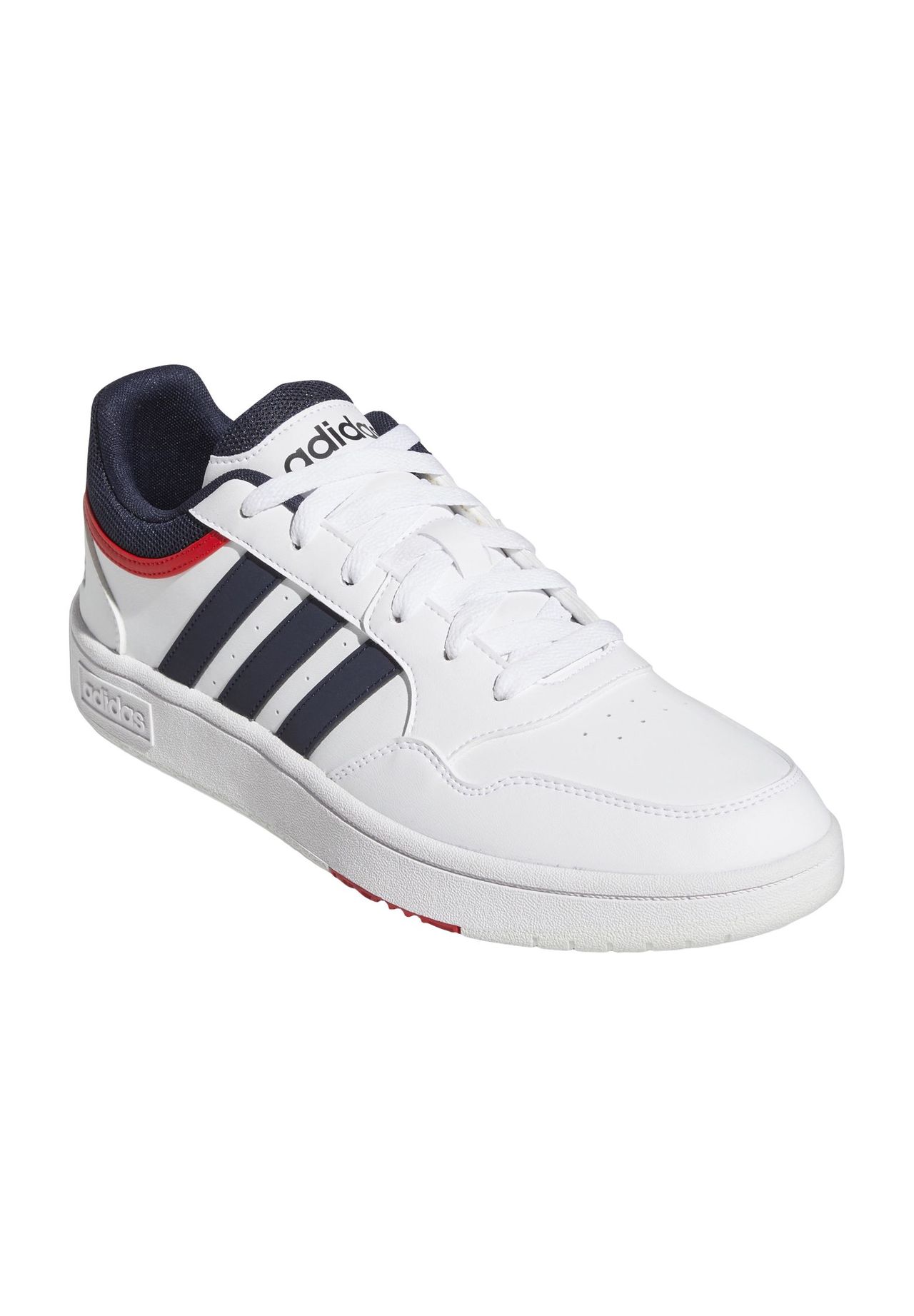 adidas Hoops 3.0 Sneaker, Retro-Style, Lederoptik, dämpfend, für 