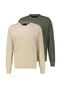 LERROS - Pullover 2er Pack Basic - Schwarz