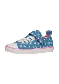 GEOX - Lederimitat/Textil Sneaker - Denim