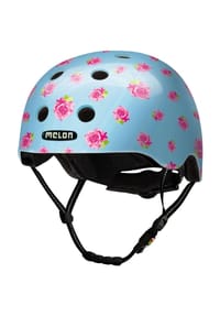 melon® - City-Fahrradhelm "All Stars", flying roses - blau