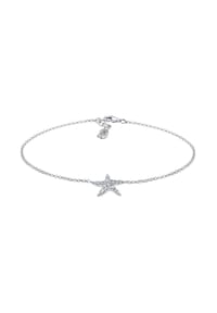 elli. Fußschmuck Seestern 925 Silber, Mit Kristallen Von Swarovski® Bild 1