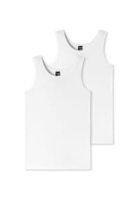 SCHIESSER - Tank-Tops 2er-Pack Basic Kids - 000 SCHWARZ